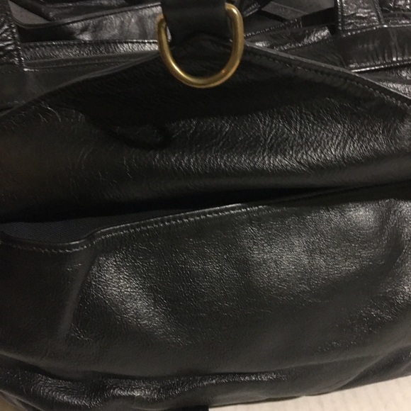 Botkier Black motorcycle leather handbag - Picture 4 of 8